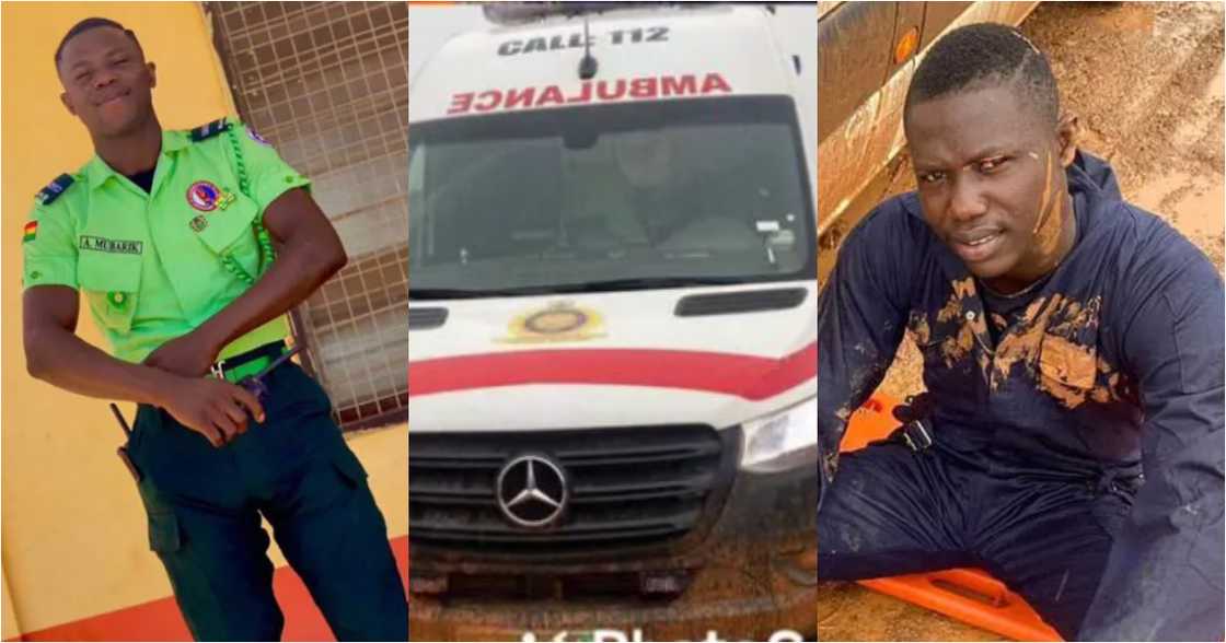 Selfless paramedic goes an extra mile to save woman's life after ambulance breaks down on bad road Selfless paramedic goes an extra mile to save woman's life after ambulance breaks down on bad road