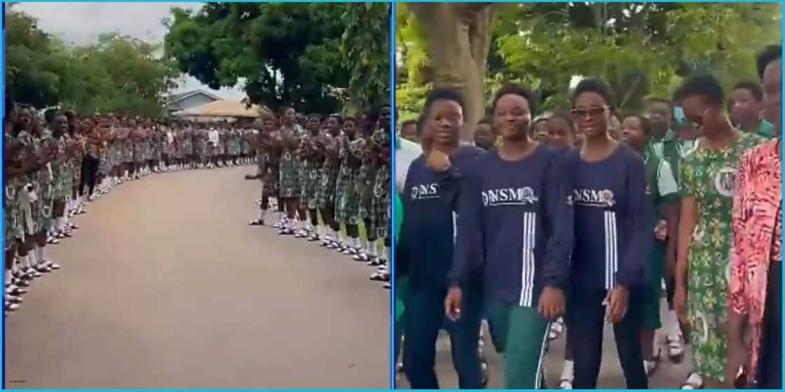 NSMQ 2023: St Louis SHS Contestants Welcomed To School In Grand Style NSMQ 2023: St Louis SHS Contestants Welcomed To School In Grand Style