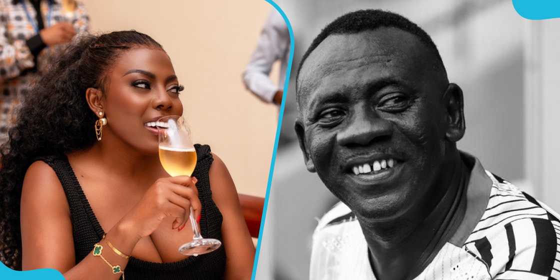 Nana Aba Anamoah and Akrobeto in pics