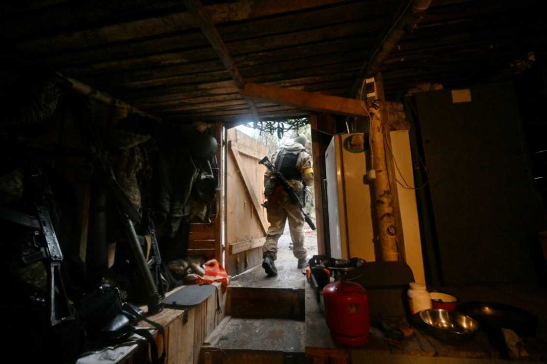 From a carefully hidden lookout, Ukrainian border guards are constantly on alert for any movement along the Russia-Belarus frontier From a carefully hidden lookout, Ukrainian border guards are constantly on alert for any movement along the Russia-Belarus frontier