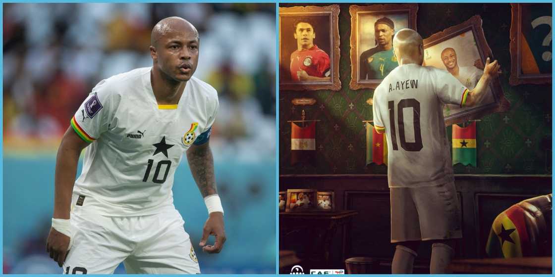 Andre Ayew Makes History As He Features In Eighth AFCON Tournament Andre Ayew Makes History As He Features In Eighth AFCON Tournament