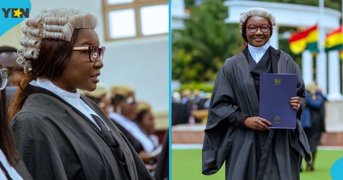 Joyce Bawah Mogtari, senior presidential advisor, Acting Chief Justoce, Paul Baffoe-Bonnie, the Judiciary