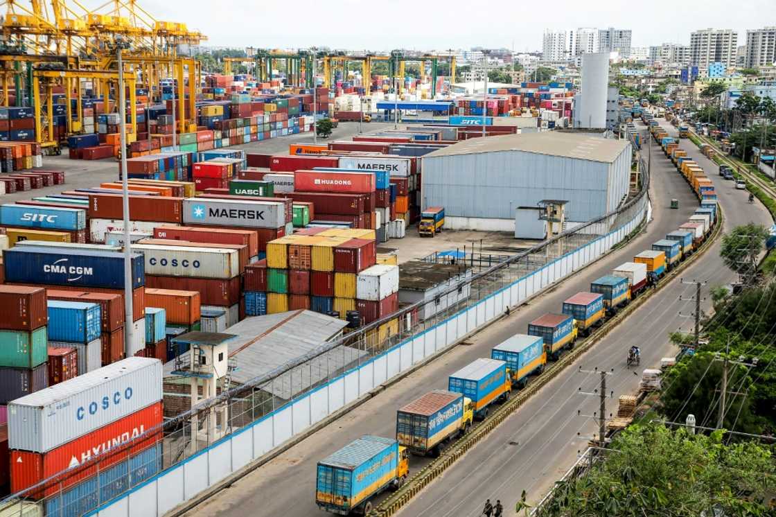 Officials at Chittagong Port, which handles the majority of Dhaka's import and export activity, said there had been no movement of goods since morning