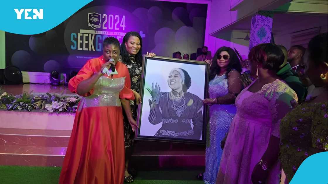 Empress Gifty is honoured by Georgia Adjei for helping her in the past