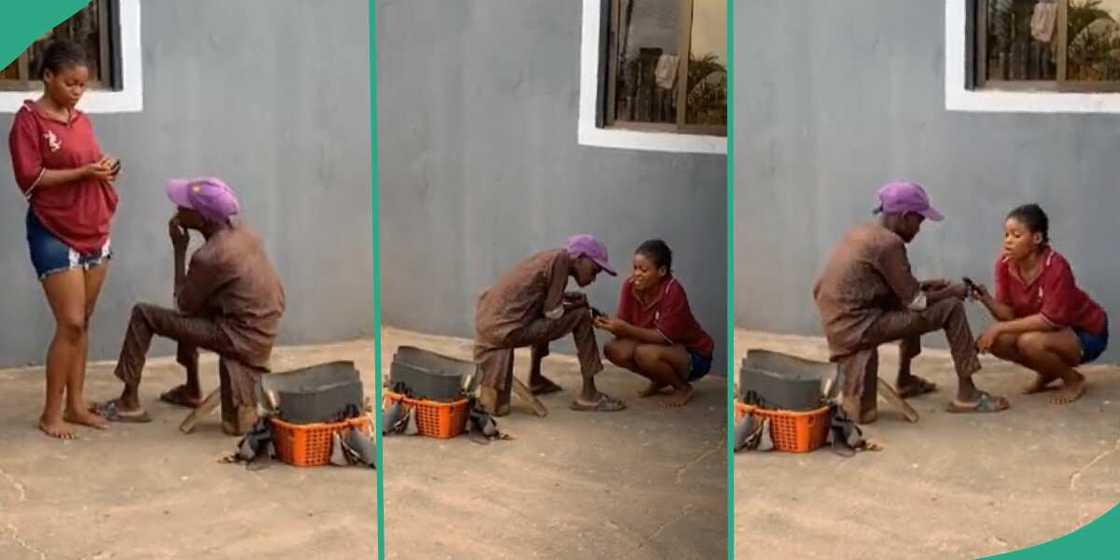 Lady and her Hausa friend.