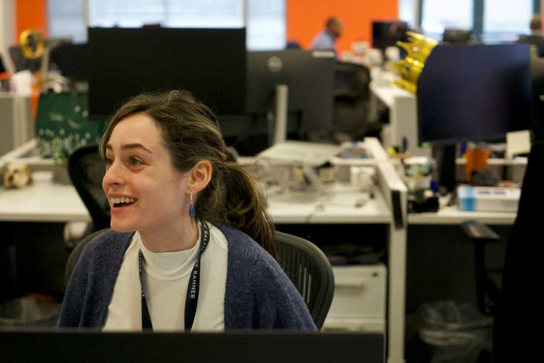 Matti Gellman, seen here inside the Baltimore Banner's newsroom, is launching her career as American journalism is in what experts have called a "perilous" state Matti Gellman, seen here inside the Baltimore Banner's newsroom, is launching her career as American journalism is in what experts have called a "perilous" state