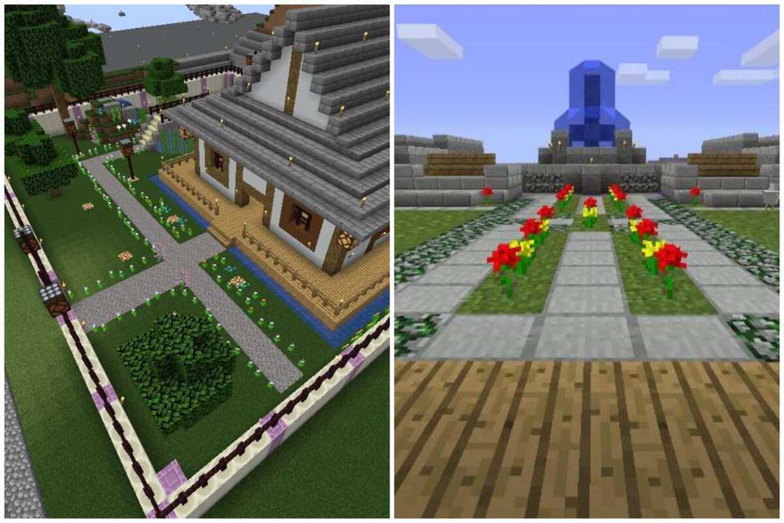 Minecraft garden ideas Minecraft garden ideas
