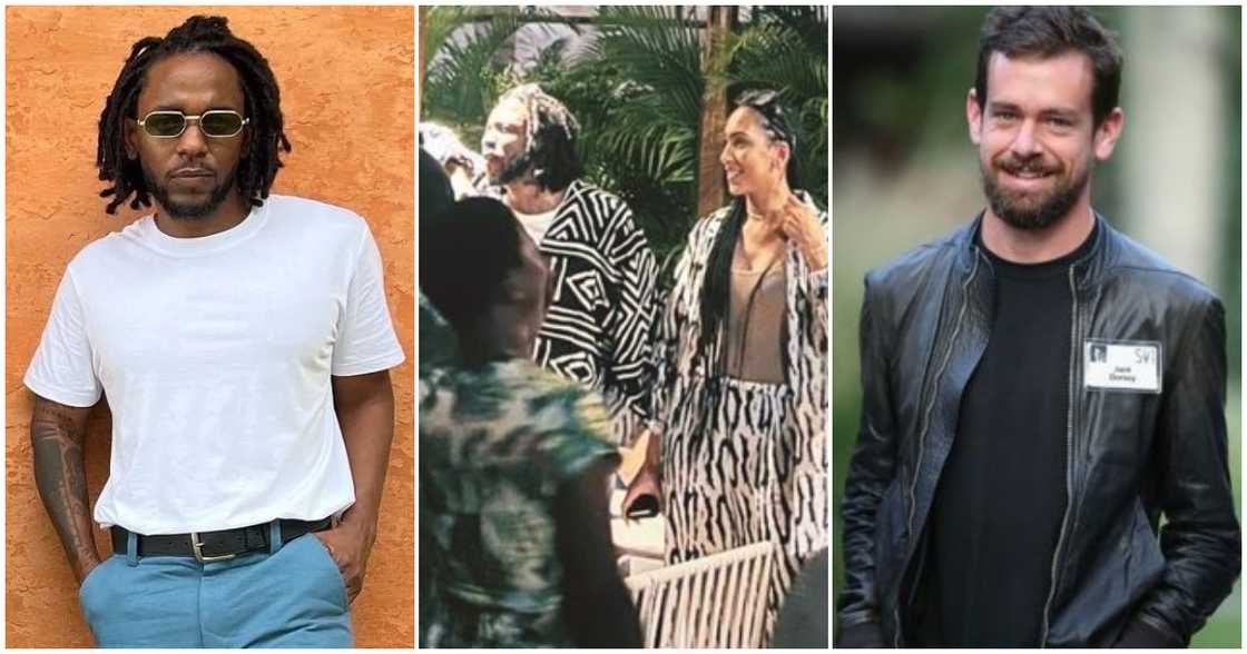 Kendrick Lamar and Twitter's Jack Dorsey Kendrick Lamar and Twitter's Jack Dorsey