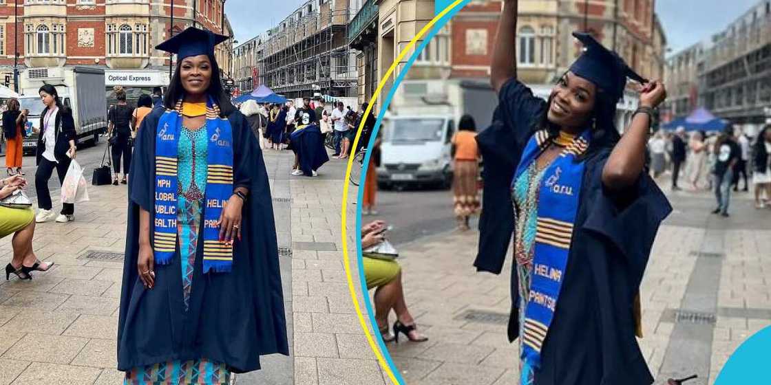 John Paintsil's sister at graudation