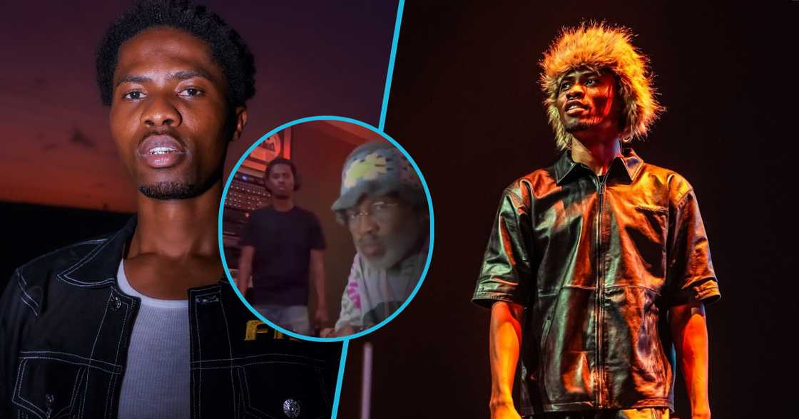 Kwesi Arthur spotted in the studio with Grammy Award-winning producers C.N.O.T.E and Troy Taylor Kwesi Arthur spotted in the studio with Grammy Award-winning producers C.N.O.T.E and Troy Taylor