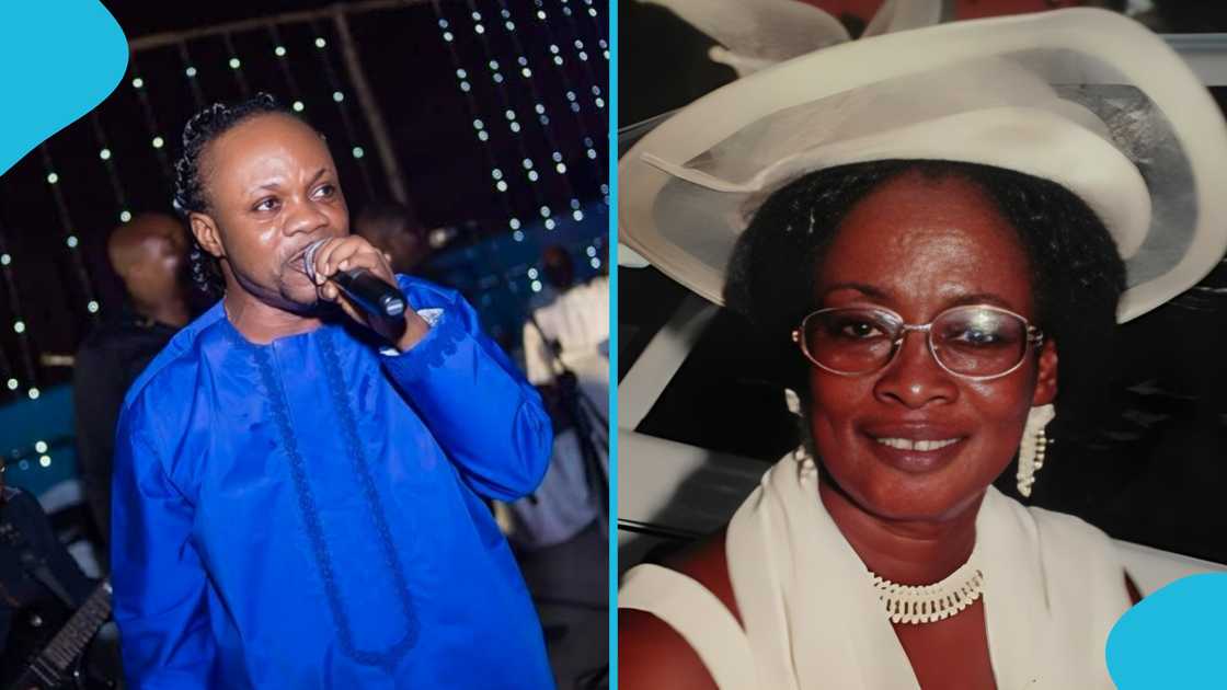 Image credit: Daddy Lumba, Daddy Lumba mother, Daddy Lumba's mother's mansion, Ama Saah, Daddy Lumba house, Lumba mansion