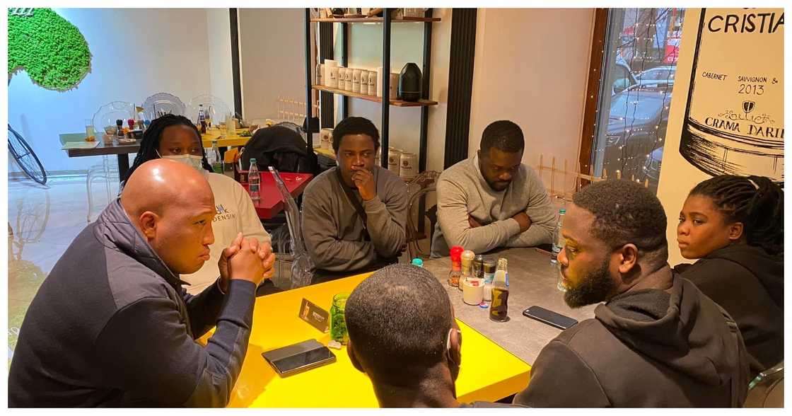 Ablakwa meets stranded Ghanaian students in Romania Ablakwa meets stranded Ghanaian students in Romania