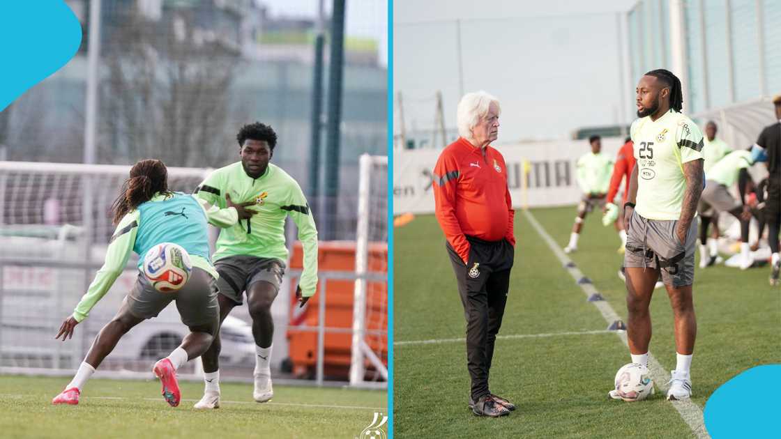 Black Stars hold first training session, 2026 World Cup qualifiers, Ghana, Austria, Germany, Thomas Partey misses training.