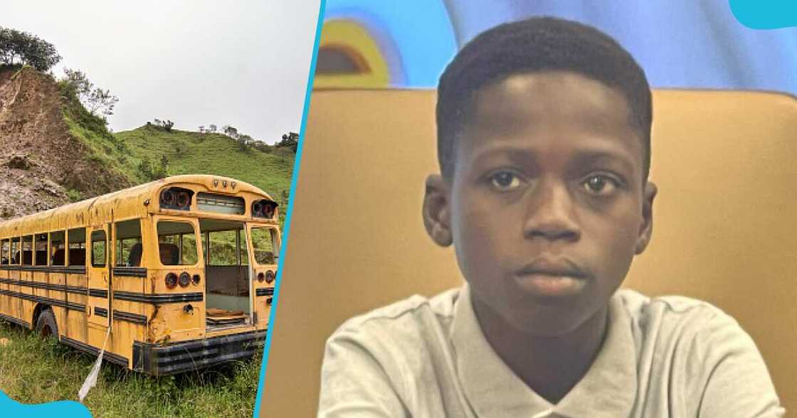 13-year-old Augustine Nii Odoi Laryea saved the lives of over 50 people on a school bus after driver collapsed behind steering wheel. 13-year-old Augustine Nii Odoi Laryea saved the lives of over 50 people on a school bus after driver collapsed behind steering wheel.