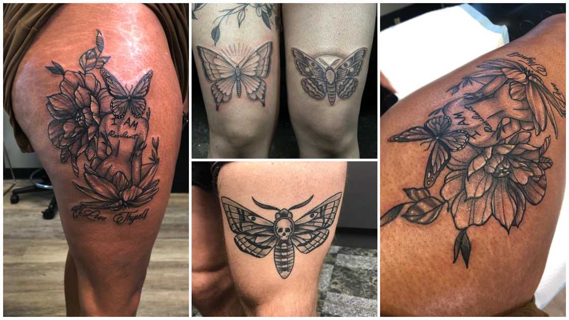 thigh tattoo thigh tattoo