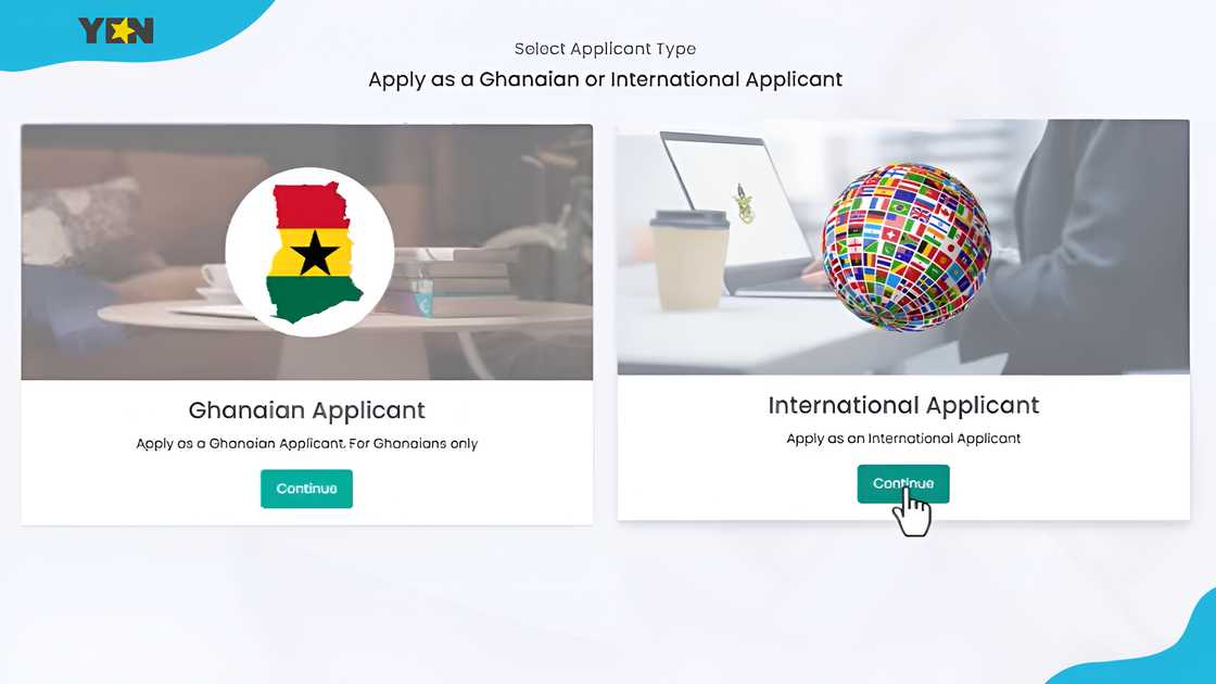 KNUST international applications