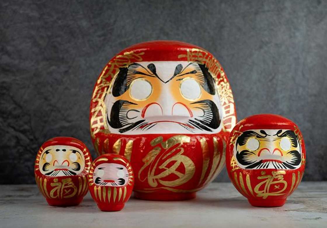 Japanese daruma dolls