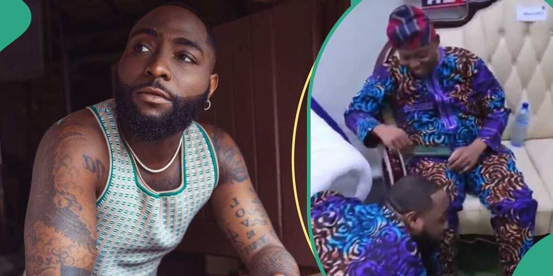 Davido in Ibadan. Davido in Ibadan.