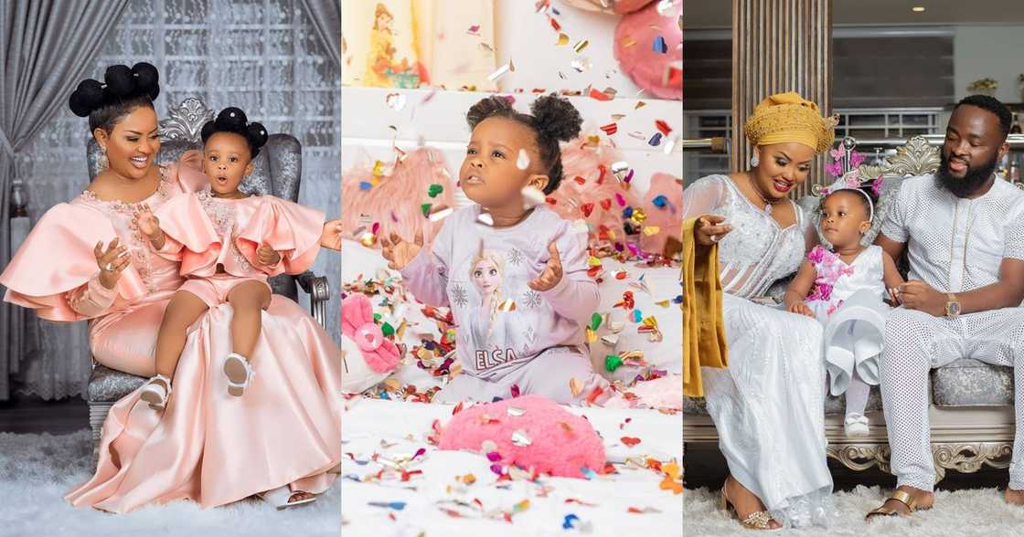 McBrown's Daughter Baby Maxin Turns 2 Years; Beautiful Birthday Photos Drop