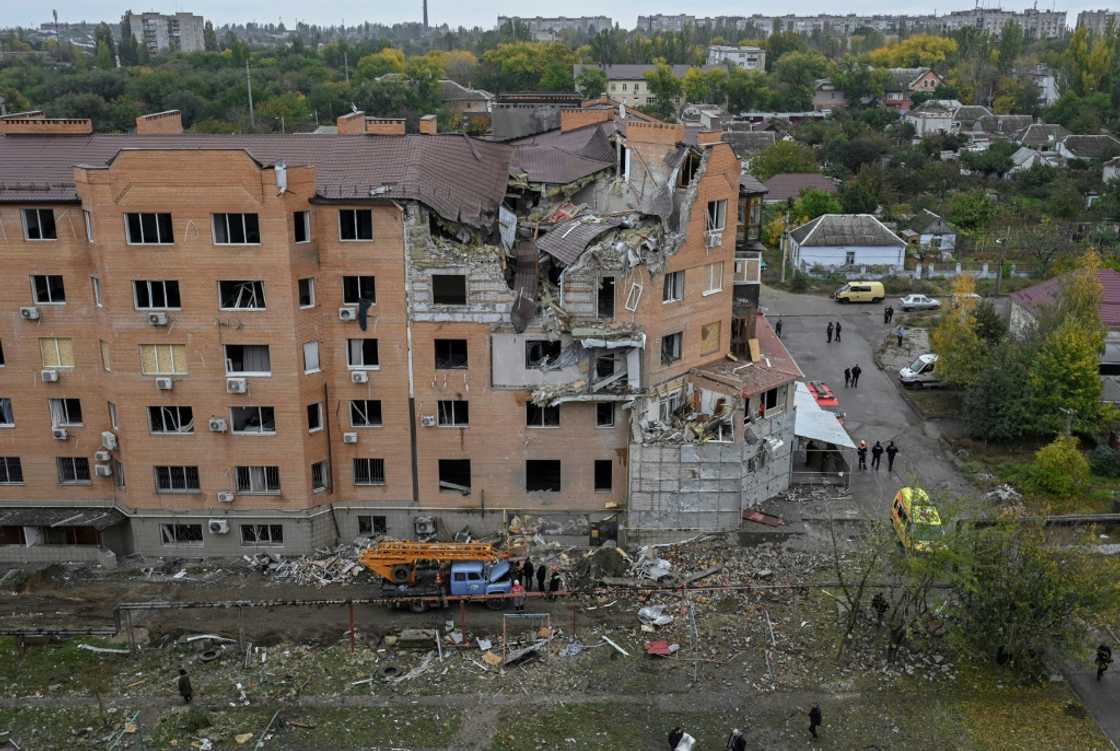 Most Russian missiles hit residential buildings in the middle of the night