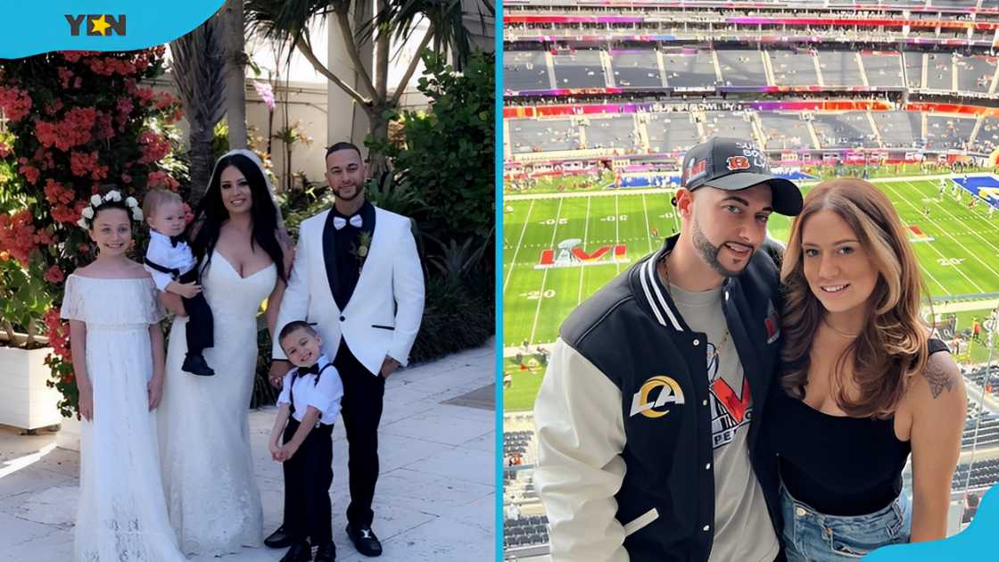 Nathan Kane Samara's family (L). Nathan and his wife Ashley Mae Withey (R) Nathan Kane Samara's family (L). Nathan and his wife Ashley Mae Withey (R)