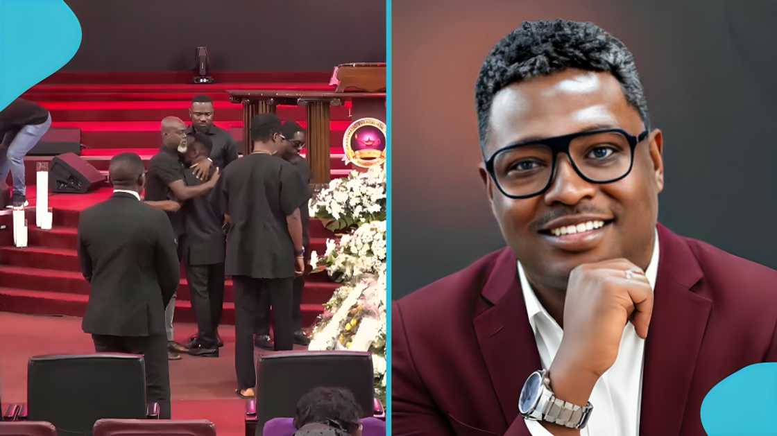 George Quaye, tribute, Fred Akowuah's funeral, Ghana media personality, emotional funeral speech, life of Fred Akowuah, Export Trading Group, Ghana, memories of friendship, gunshot wound tragedy, mourning a friend