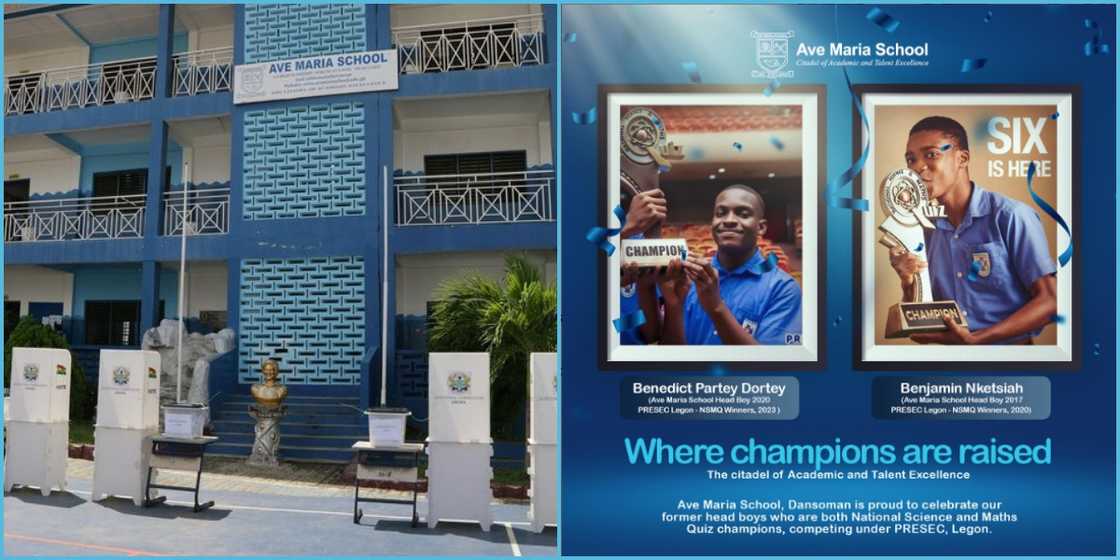 Ave Maria School Boasts Of Raising Two NSMQ Winners For PRESEC Ave Maria School Boasts Of Raising Two NSMQ Winners For PRESEC