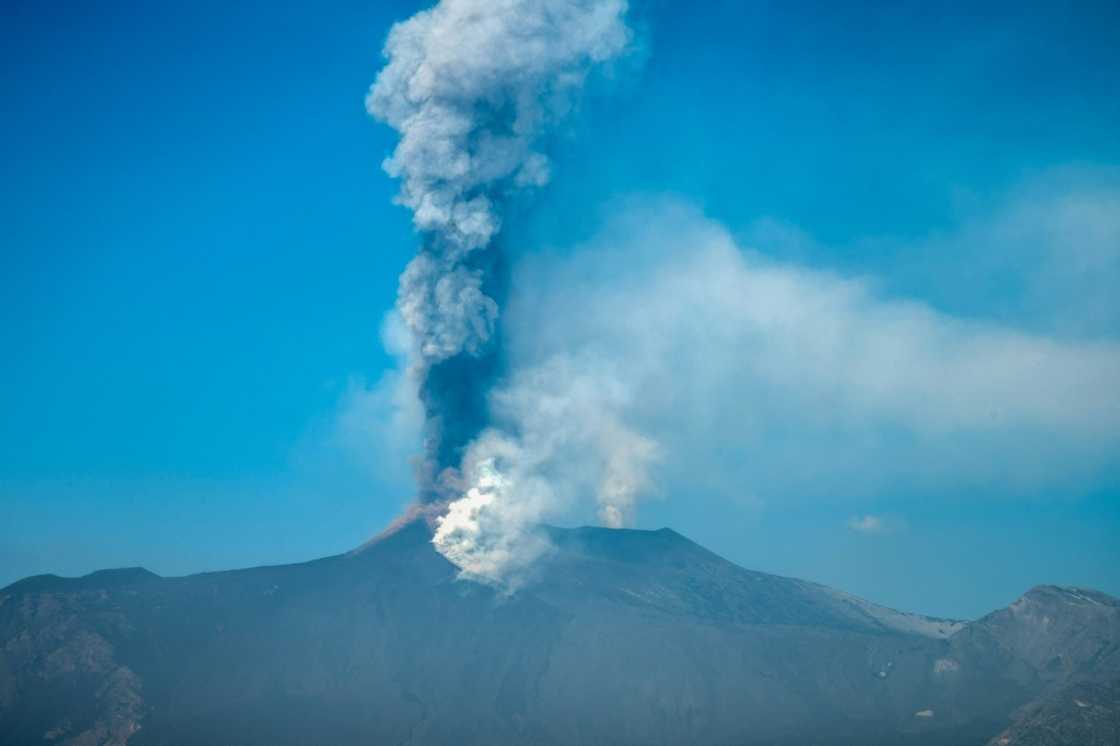 Etna, pictured in 2021, is the tallest active volcano in Europe and has erupted frequently in the past 500,000 years Etna, pictured in 2021, is the tallest active volcano in Europe and has erupted frequently in the past 500,000 years