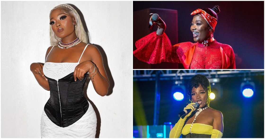 Ghanaian Musician Efya Shows Skin In Red See-Through Dress To Perform At Kwabena Kwabena's Concert Ghanaian Musician Efya Shows Skin In Red See-Through Dress To Perform At Kwabena Kwabena's Concert
