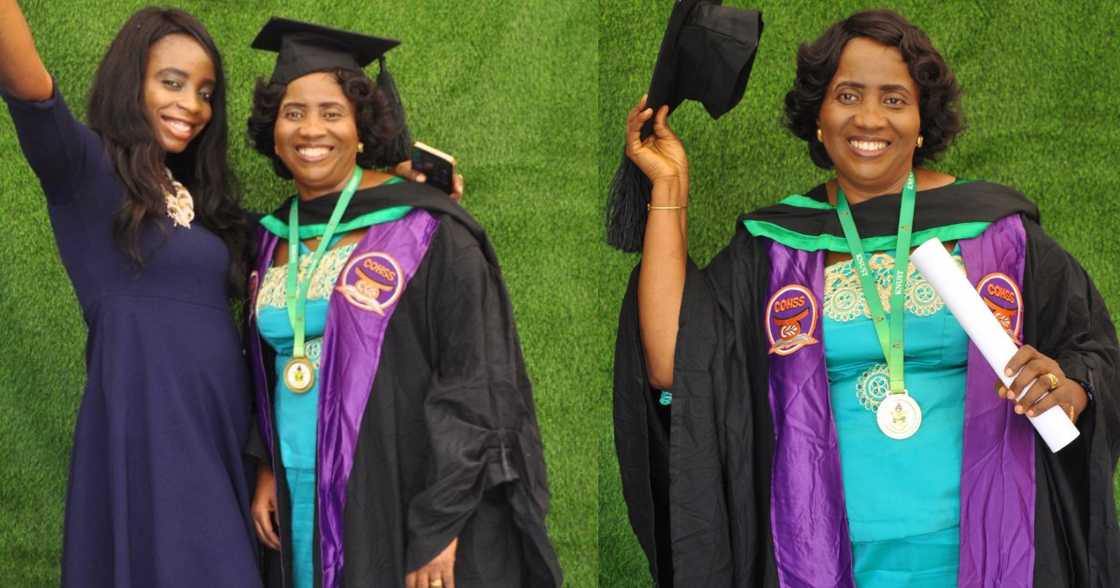 Brilliant elderly woman graduates from KNUST with a second-class upper Brilliant elderly woman graduates from KNUST with a second-class upper