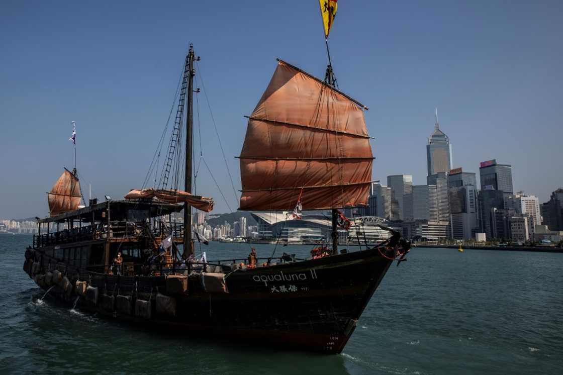 The former British colony has been under Beijing's tightening grip after authorities cracked down on huge and often violent pro-democracy protests in 2019 The former British colony has been under Beijing's tightening grip after authorities cracked down on huge and often violent pro-democracy protests in 2019