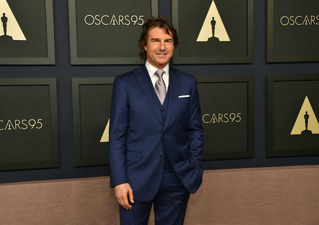 Tom Cruise arrives for the 95th Annual Oscars Nominees Luncheon at the Beverly Hilton Hotel in Beverly Hills, California