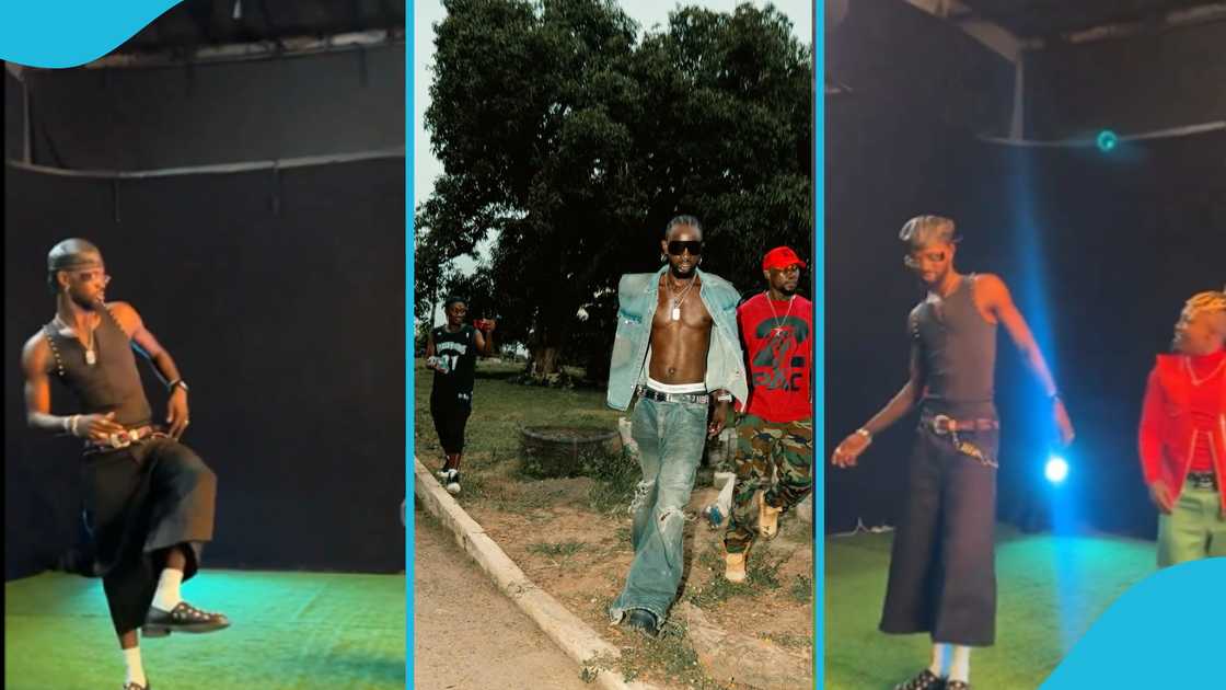 Black Sherif, fashion style, types of jeans shorts, Black Sherif best outfits, men fashion, street wear Black Sherif, fashion style, types of jeans shorts, Black Sherif best outfits, men fashion, street wear