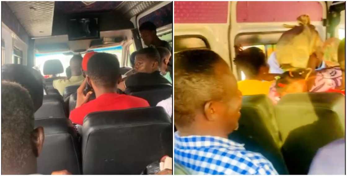 Man pranks trotro passengers Man pranks trotro passengers