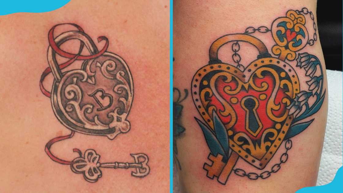 Lock and key tattoo Lock and key tattoo