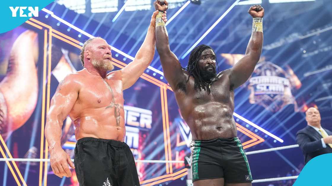 Oba Femi Defeats Brock Lesnar Inside Hell in a Cell to Win SummerSlam Trilogy Oba Femi Defeats Brock Lesnar Inside Hell in a Cell to Win SummerSlam Trilogy