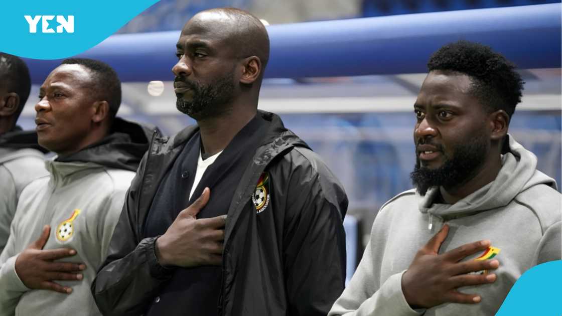 Otto Addo's right-hand men have reportedly not been paid their salaries for half a year. Photo credit: @GhanBlackstars/X. Otto Addo's right-hand men have reportedly not been paid their salaries for half a year. Photo credit: @GhanBlackstars/X.
