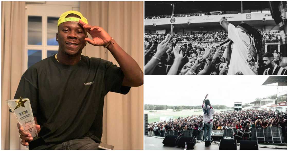 Stonebwoy wins Changemaker award at YEN Entertainment Award Stonebwoy wins Changemaker award at YEN Entertainment Award