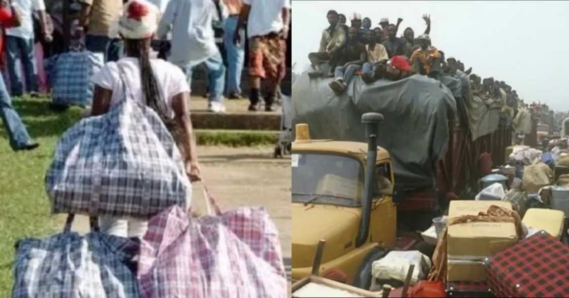 This week in 1983: 1million Ghanaians deported from Naija with Ghana-must-go bags This week in 1983: 1million Ghanaians deported from Naija with Ghana-must-go bags