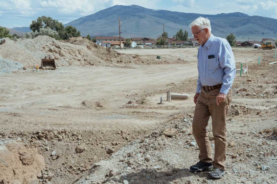 Housing developer Robert Lissner inspects a site where he is building 42 new housing units in Cold Springs, Nevada Housing developer Robert Lissner inspects a site where he is building 42 new housing units in Cold Springs, Nevada