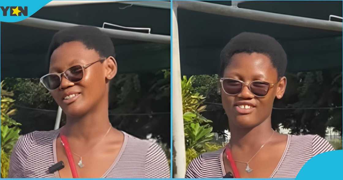 Photo of a Ghanaian SHS graduate speaking in an interview Photo of a Ghanaian SHS graduate speaking in an interview