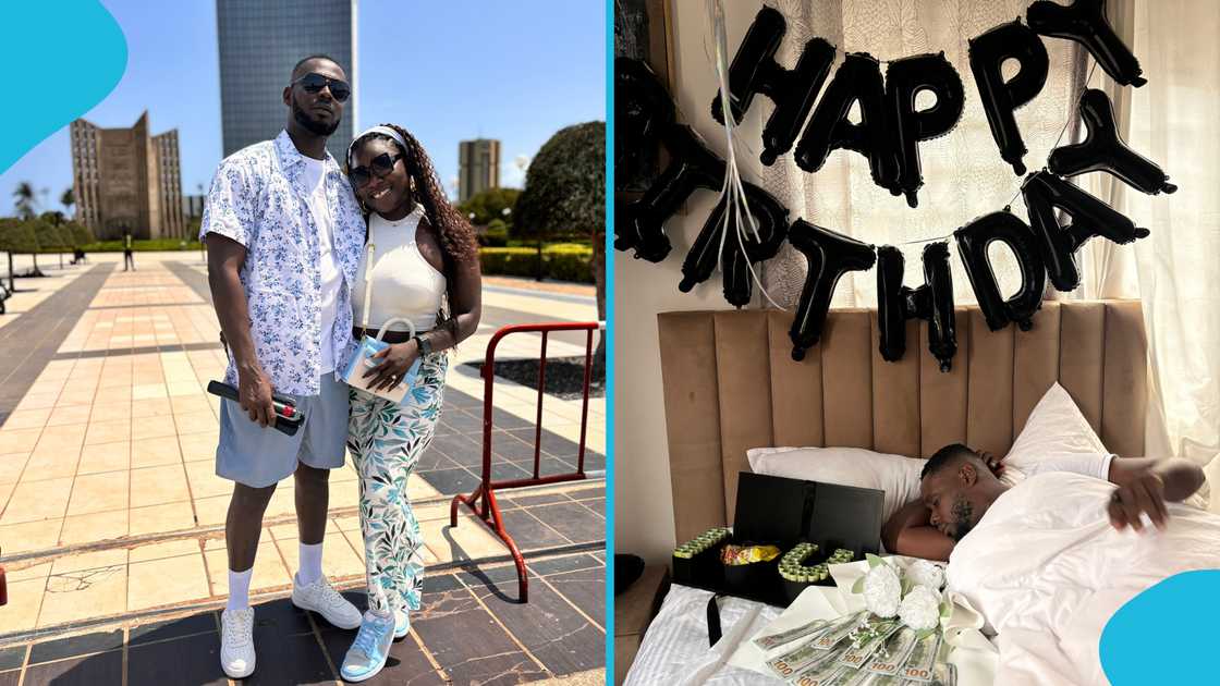 Love birds, Birthday celebration, Birthday gifts, Happy birthday, Money, Three days celebration, Ghanaian couple. Love birds, Birthday celebration, Birthday gifts, Happy birthday, Money, Three days celebration, Ghanaian couple.