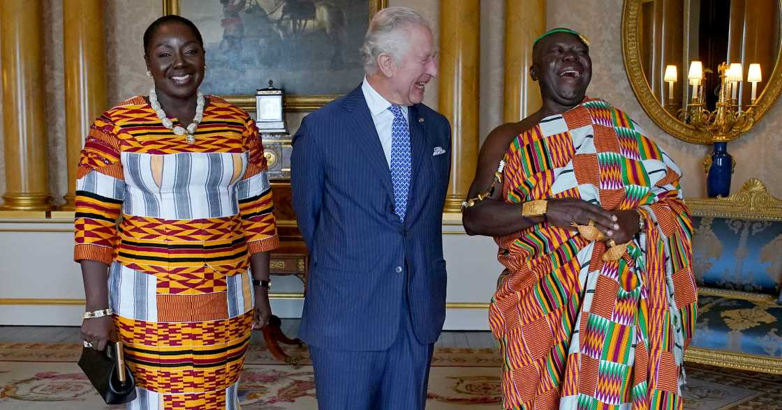 Otumfuo, Otumfuo and his wife, Otumfuo and King Charles, Asantehene, Ghana, Otumfuo Foundation Otumfuo, Otumfuo and his wife, Otumfuo and King Charles, Asantehene, Ghana, Otumfuo Foundation