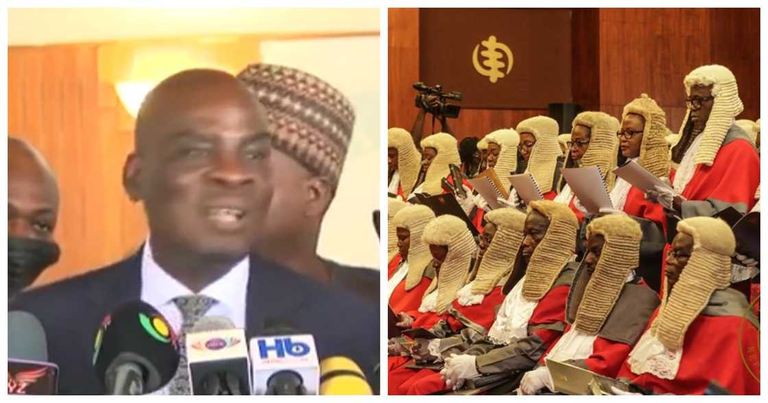 Haruna Iddrisu and judges Haruna Iddrisu and judges