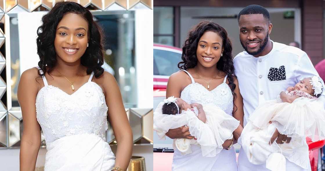 Tracy Osei: Kennedy Osei's wife stuns fans with post-delivery photos