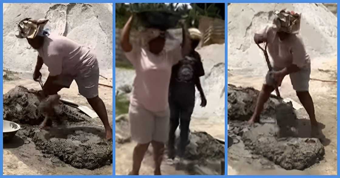 Ghanaian Woman Sends Strong Warning To Husband After Mixing Mortar To Help Build Their House Ghanaian Woman Sends Strong Warning To Husband After Mixing Mortar To Help Build Their House