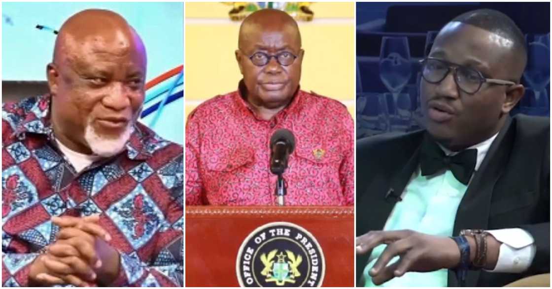 Hopeson Adorye vows to expose Baba Sadiq over booing of Akufo-Addo. Hopeson Adorye vows to expose Baba Sadiq over booing of Akufo-Addo.