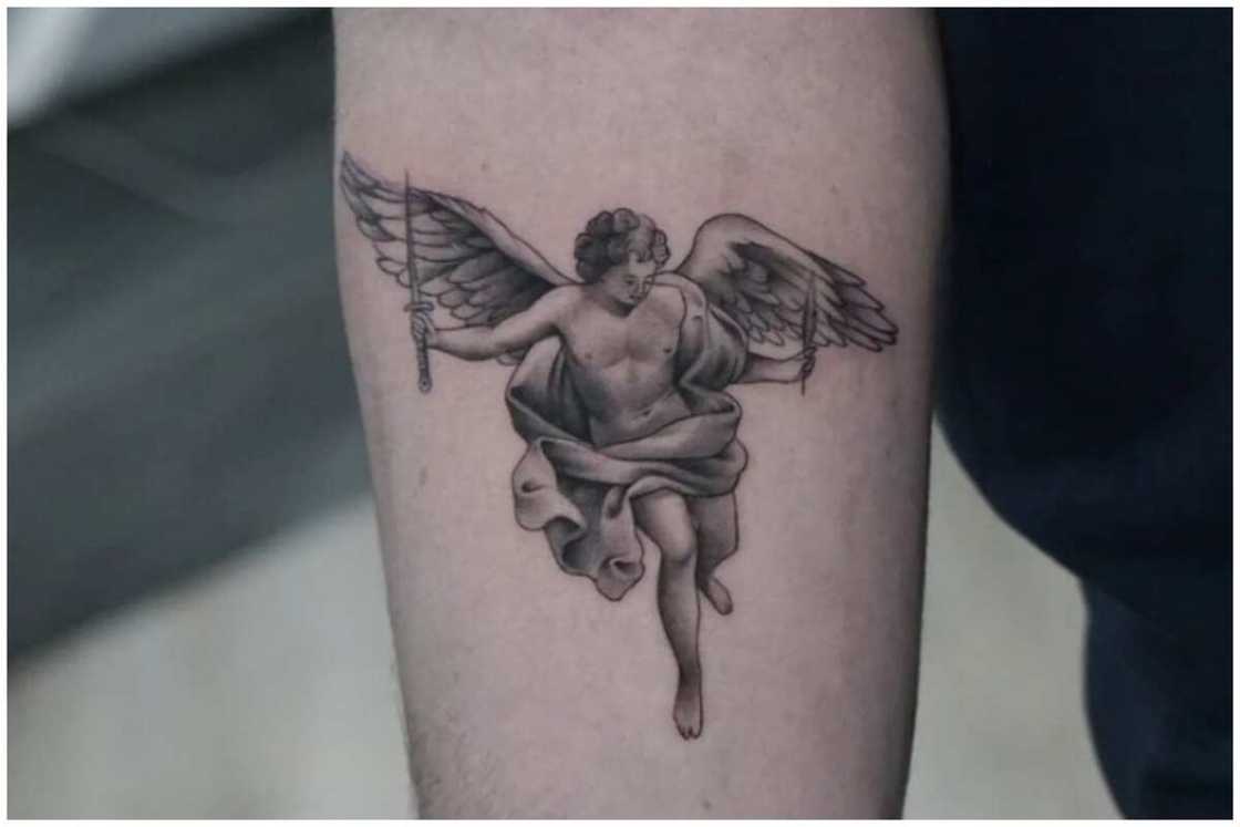 Guardian angel tattoo