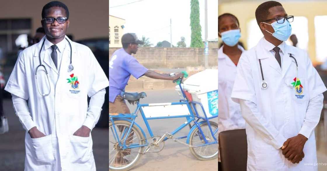 Man who used to sell yoghurt on street makes it to Pentecost University in Accra Man who used to sell yoghurt on street makes it to Pentecost University in Accra