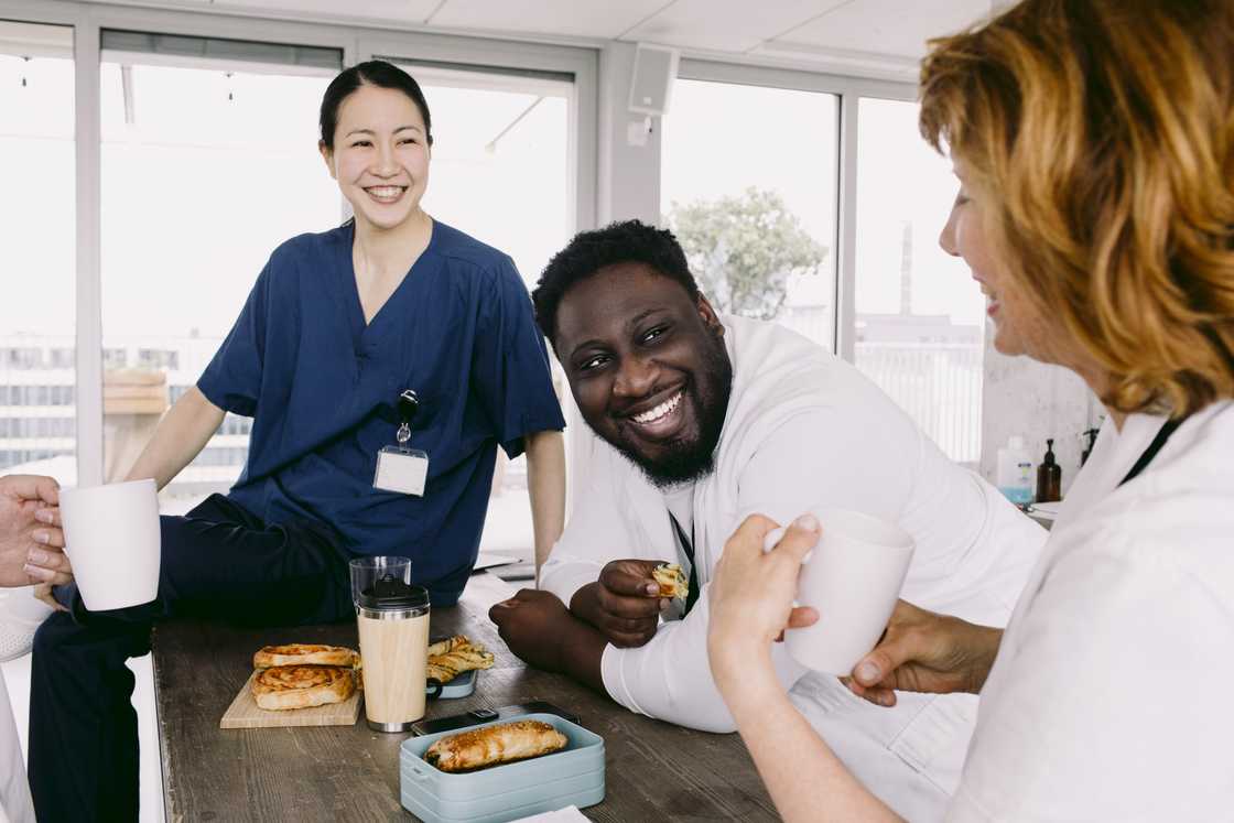 Nurses on a luncheon